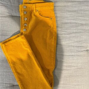 COURT & ROWE Mustard Straight Leg Pants